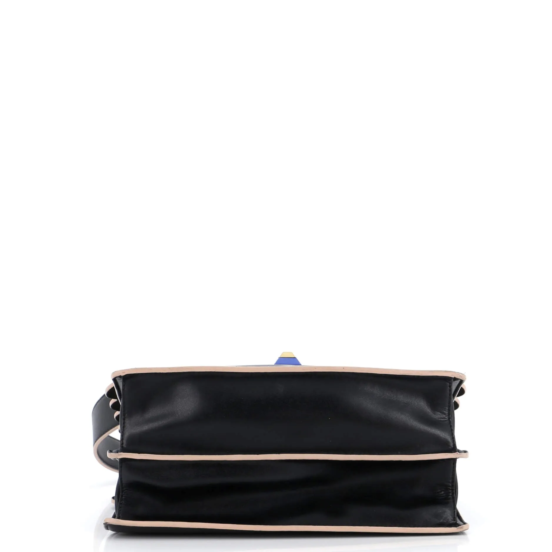 Kan I Bag Zucca Embossed Patent and Leather Medium