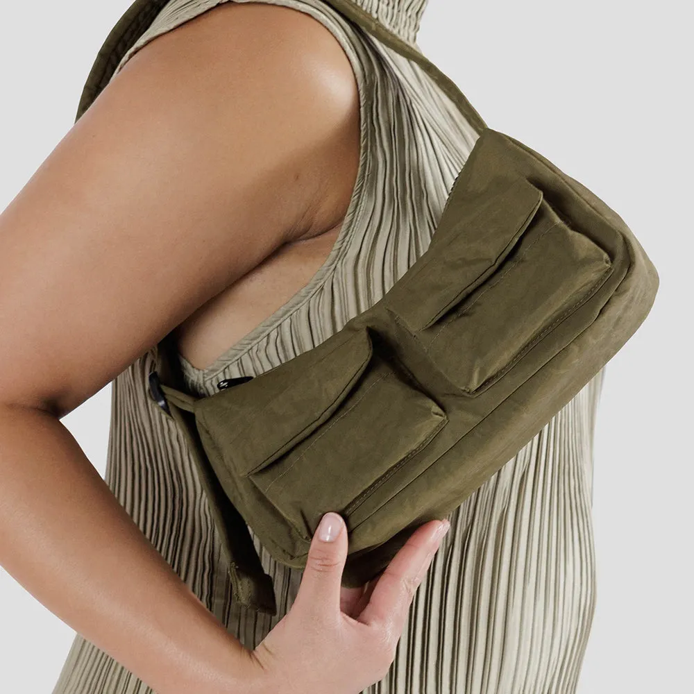 Khaki Cargo Shoulder Bag 