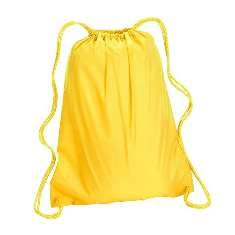 Large Size, Cheap Polyester Sports Drawstring Backpack