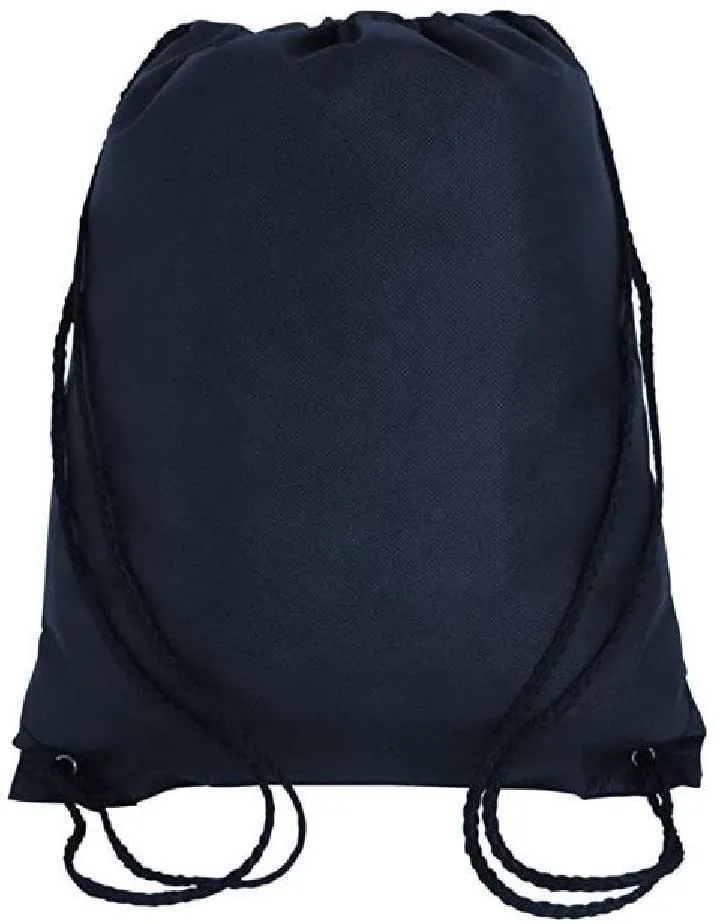 Large Size Non-Woven Drawstring Bags, Sports Backpacks Set of 50