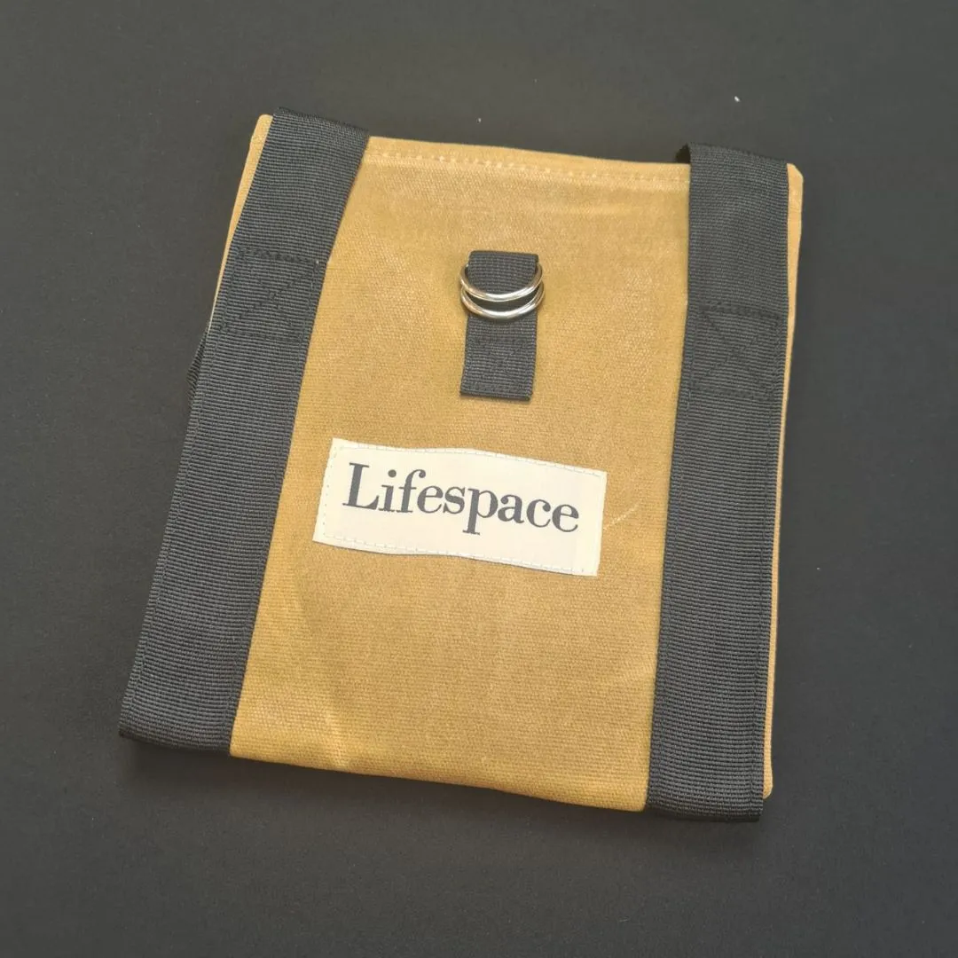 Lifespace Heavy Duty Canvas Firewood Log Carrier Bag with Handles & Strap
