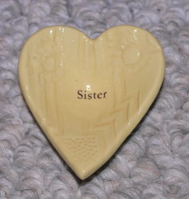 Lorraine Oerth Heart Shaped Giving Bowl - Sister