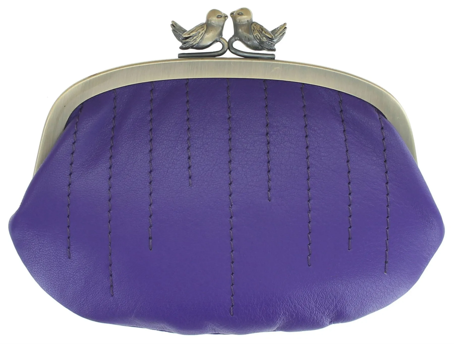 Mala Leather Coin Purse With Bird Clip Fastener 4138_11