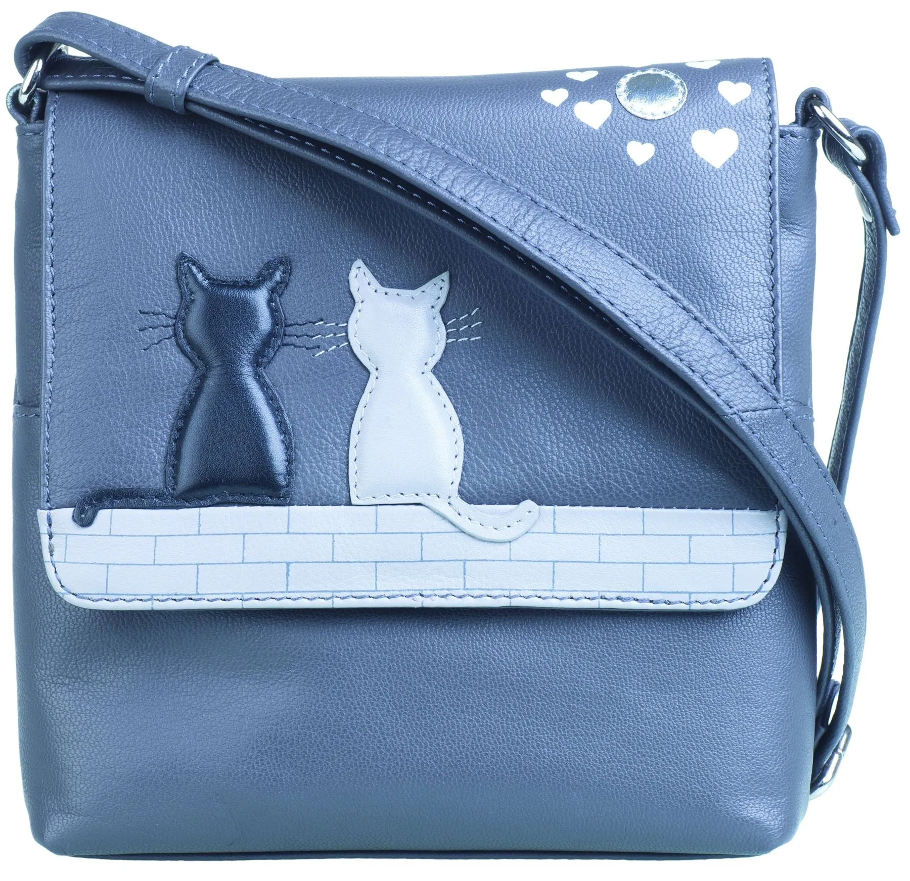 Mala Leather Midnight Collection Small Leather Shoulder/Cross Body Bag 7257_35