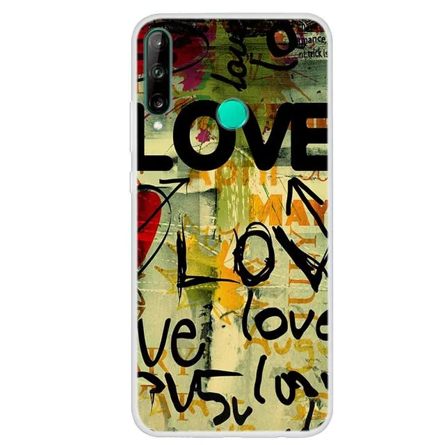 MEAFORD Silicone Soft Art Clear bumper Phone Case