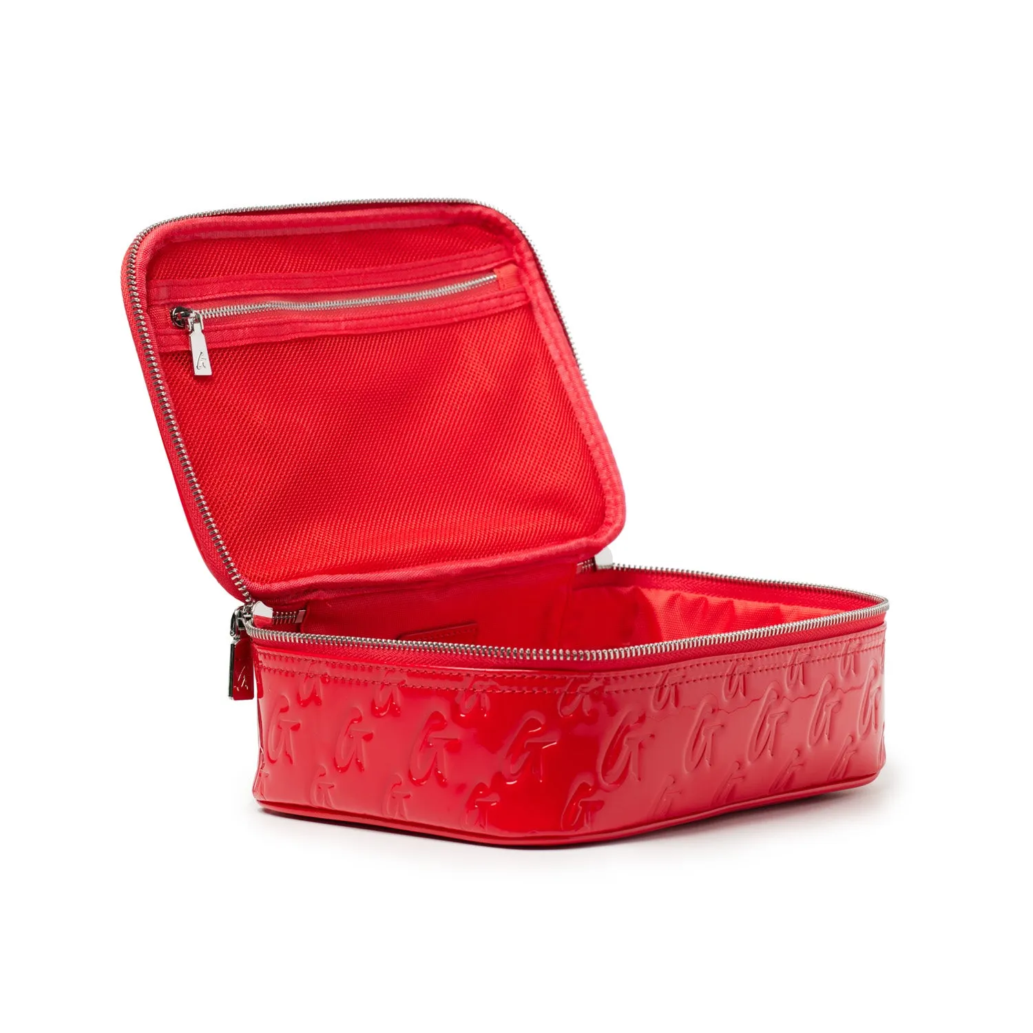 MEDIUM MONOGRAM TOILETRY BAG - MIRROR RED