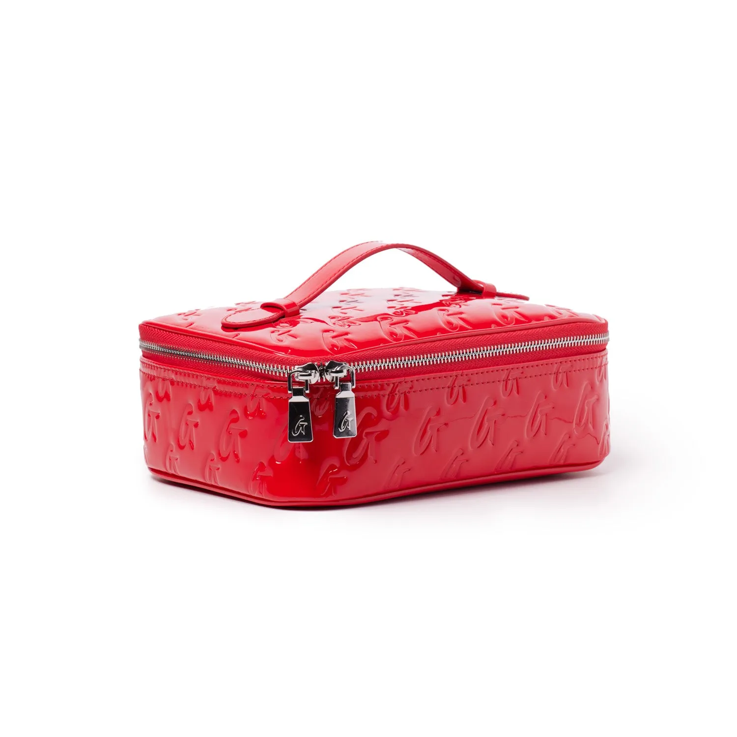 MEDIUM MONOGRAM TOILETRY BAG - MIRROR RED