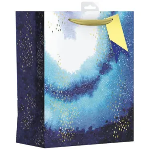 Medium Opulent Geo Gift Bag - 21.5cm x 28.5cm Stylish Gift Bag Geometric Design Presenting Medium-Sized Gifts