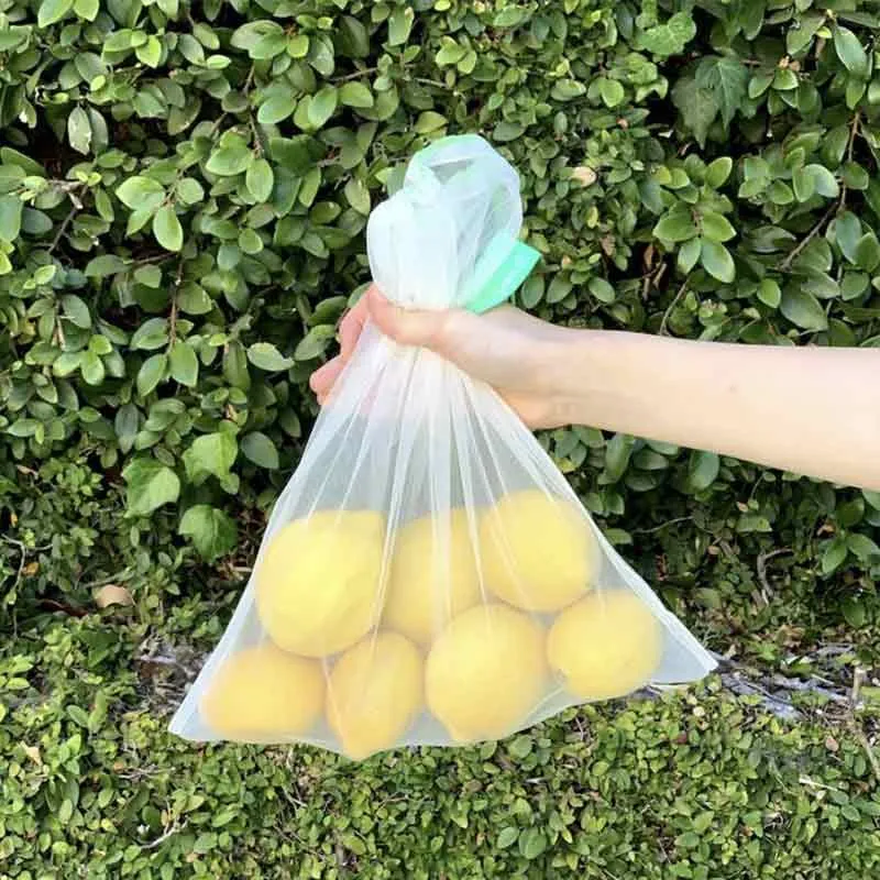 Medium Reusable Produce Bags - Mesh (Set of 5)