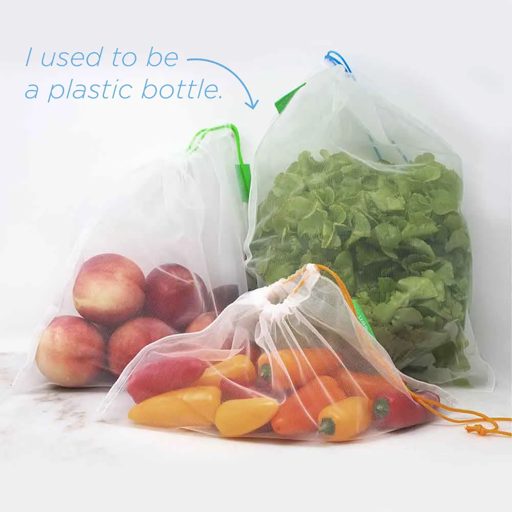 Medium Reusable Produce Bags - Mesh (Set of 5)