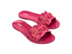 Melissa Ana AD Flat Pink Flip Flop Slides For Women