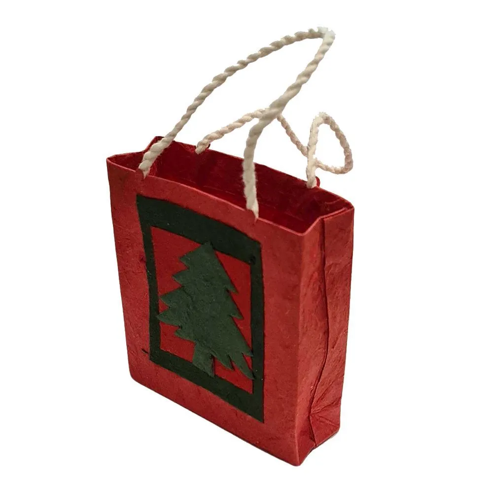 Mulberry Paper Gift Bag, 9x10x3cm, Single