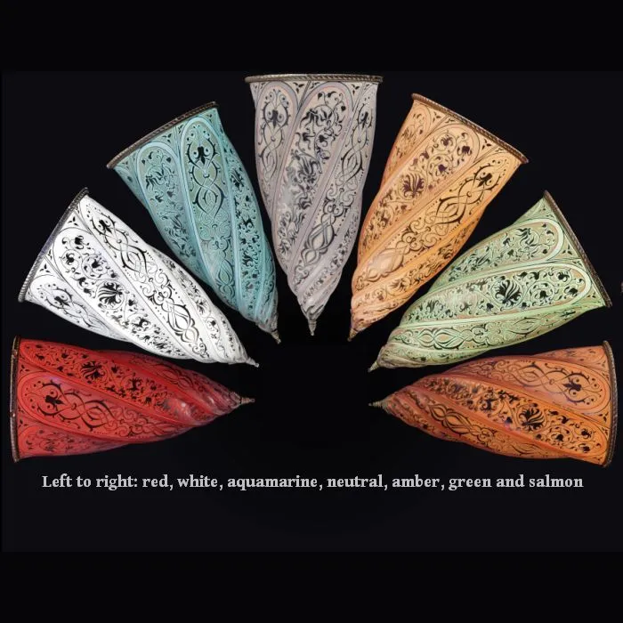 Murano Glass Fortuny Style Pendant Light In Seven Colours