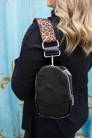 Nala Guitar Strap Black Small Sling Bag