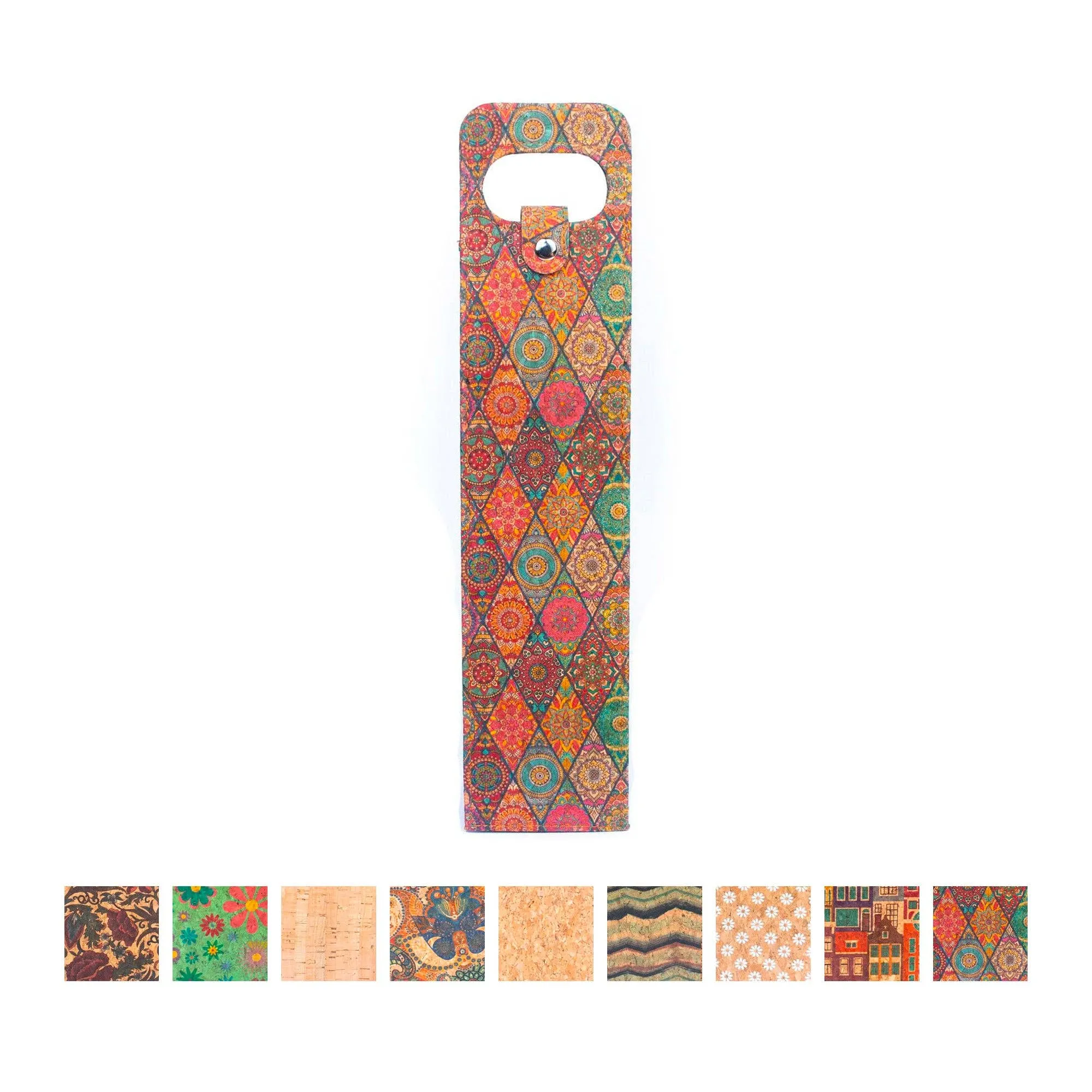 Natural cork wine packaging and carrying gift bag L-1007