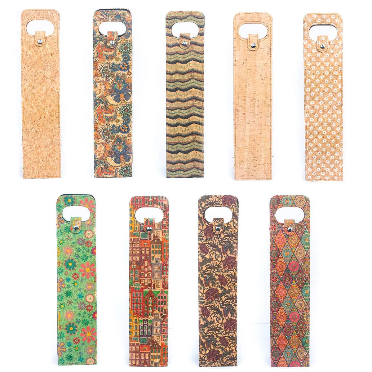 Natural cork wine packaging and carrying gift bag L-1007