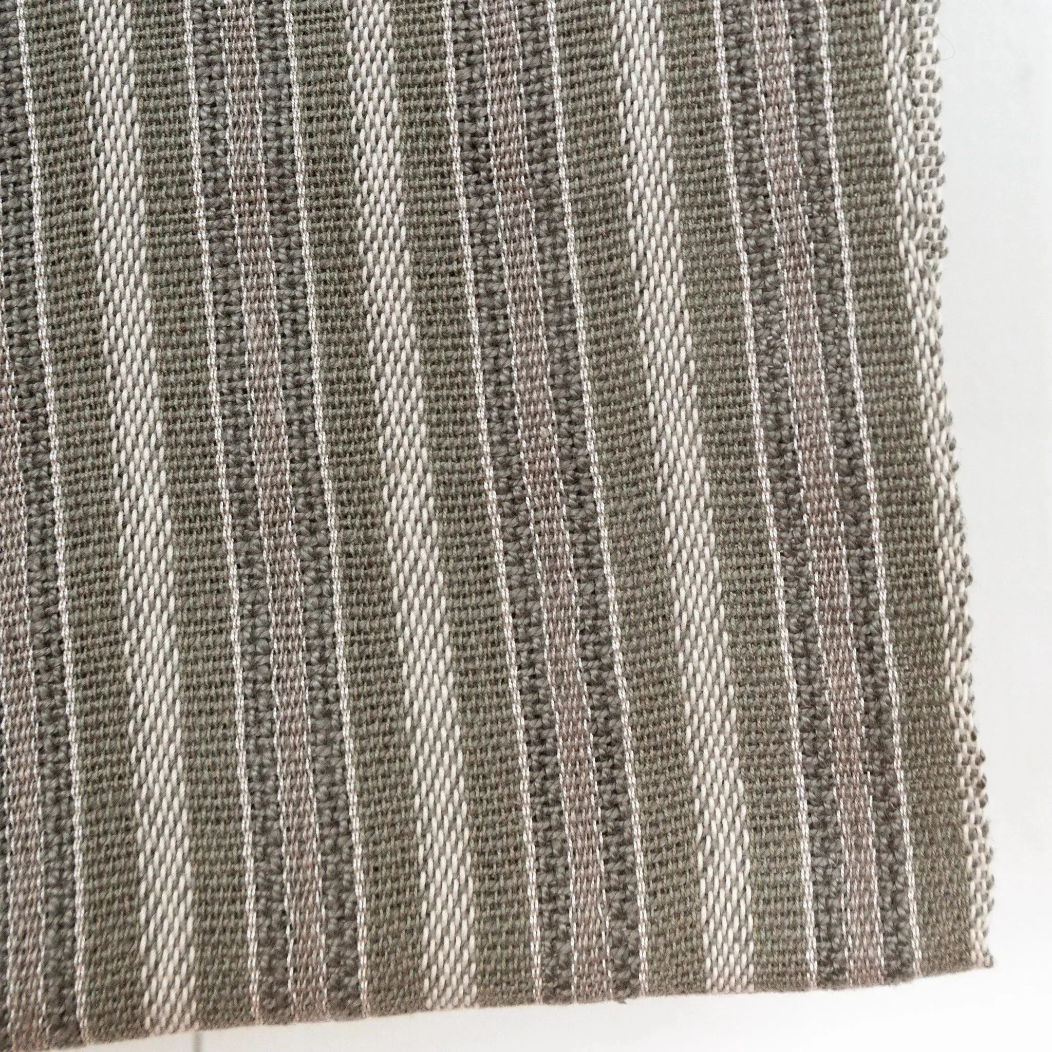 Neutral Stripe Handwoven Cotton Scarf