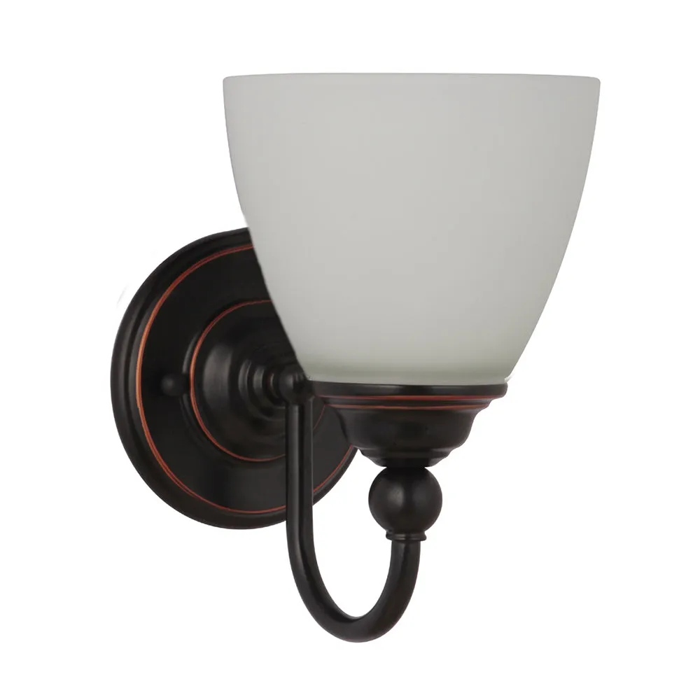 Nova 1 Light Bronze Traditional Wall Light