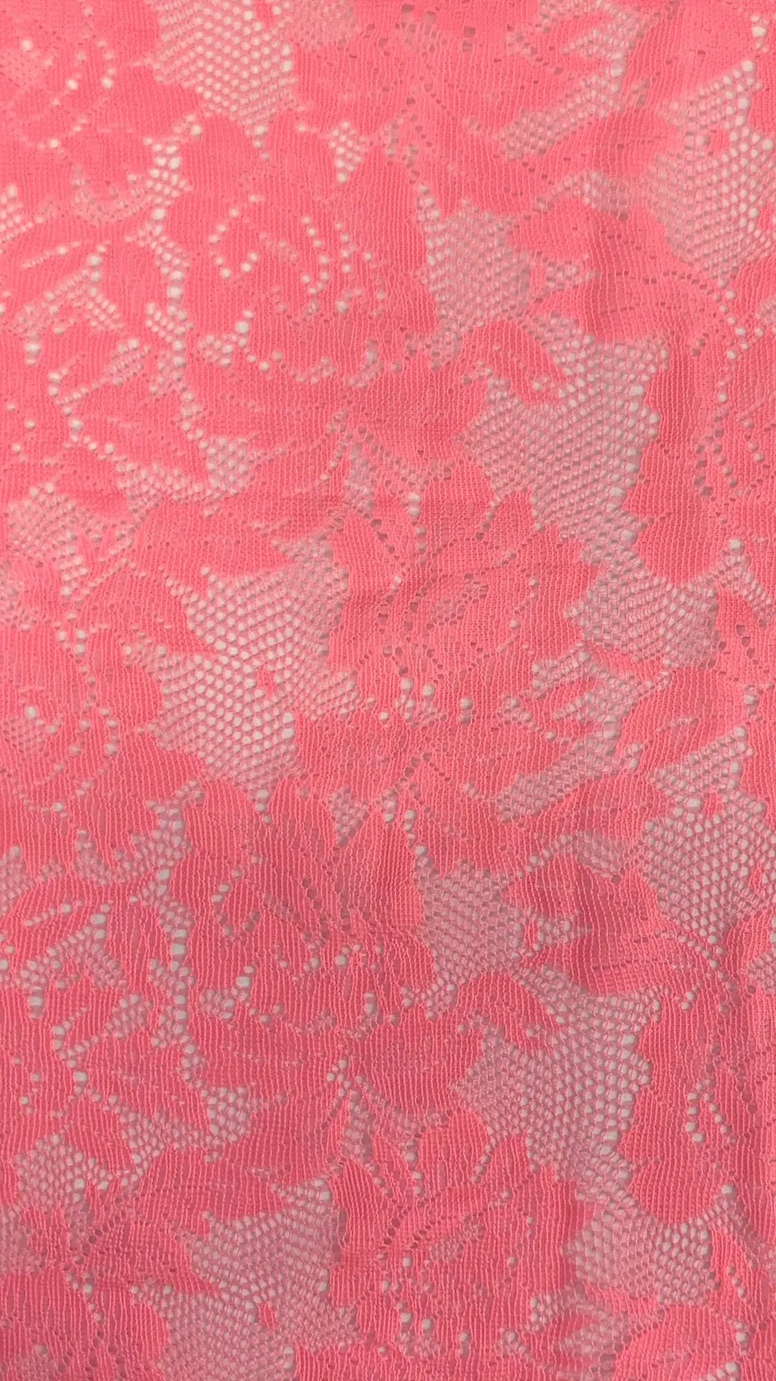 NYLON FLORAL DSN-T106048 LACE KNIT<br><h6>19-NEON PINK<br>149X-LC-T106048</h6>