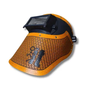 Outlaw Leather - Welding Hood - F*** it Tan