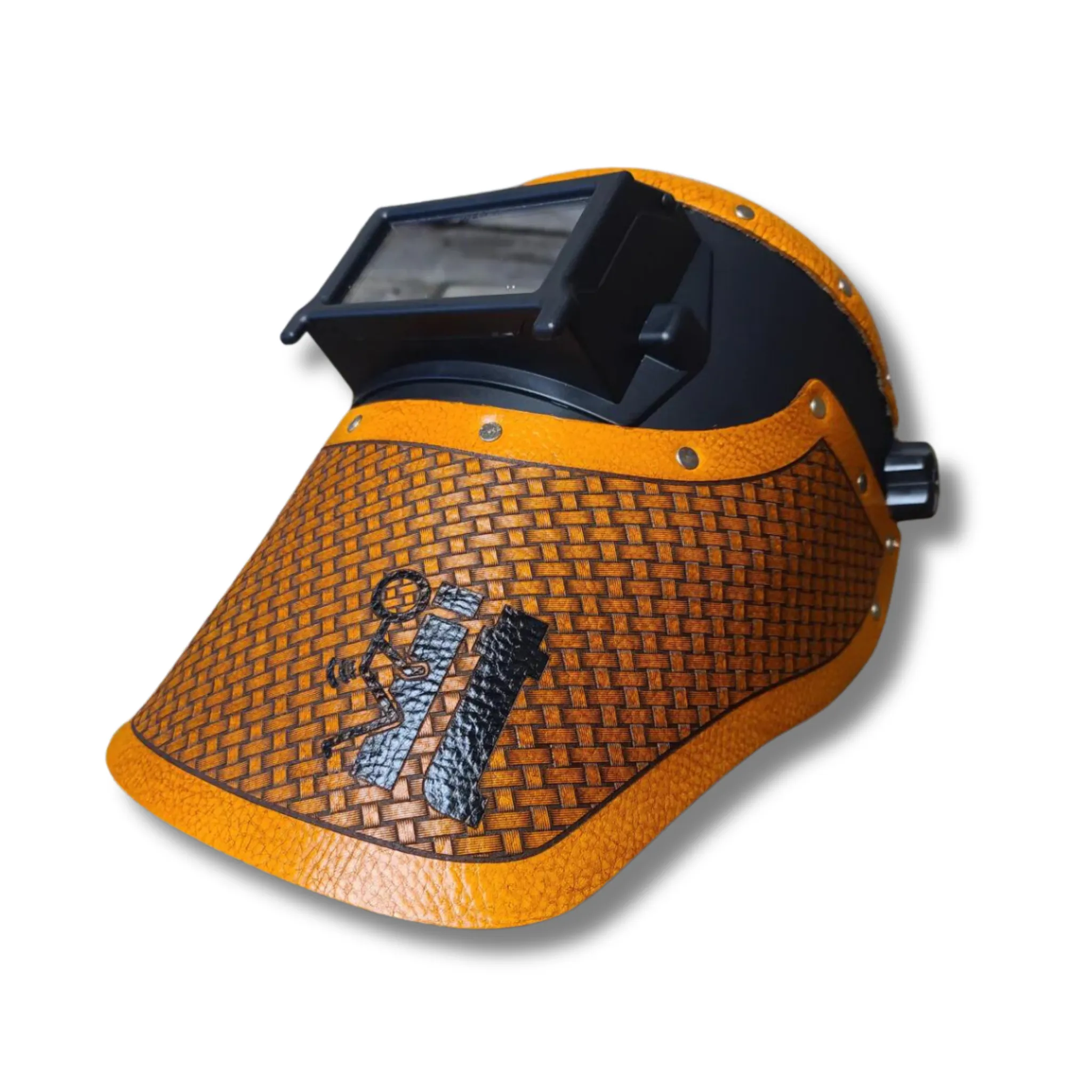 Outlaw Leather - Welding Hood - F*** it Tan