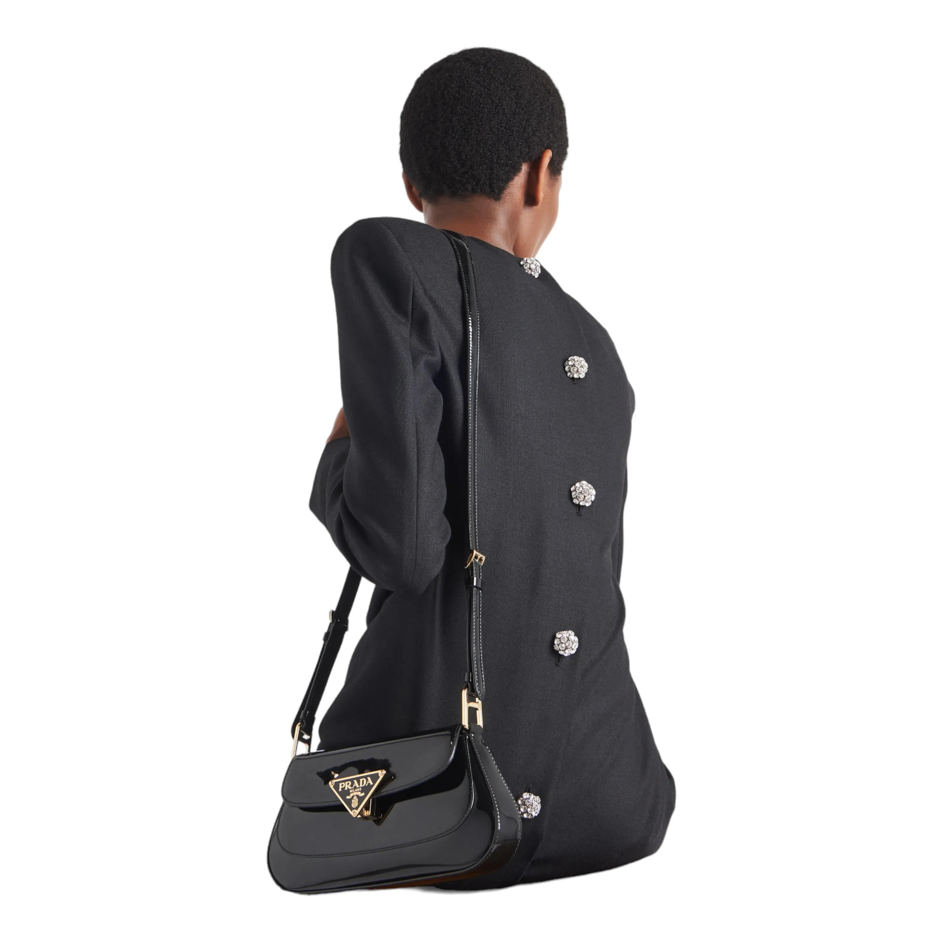 Patent Leather Shoulder Bag