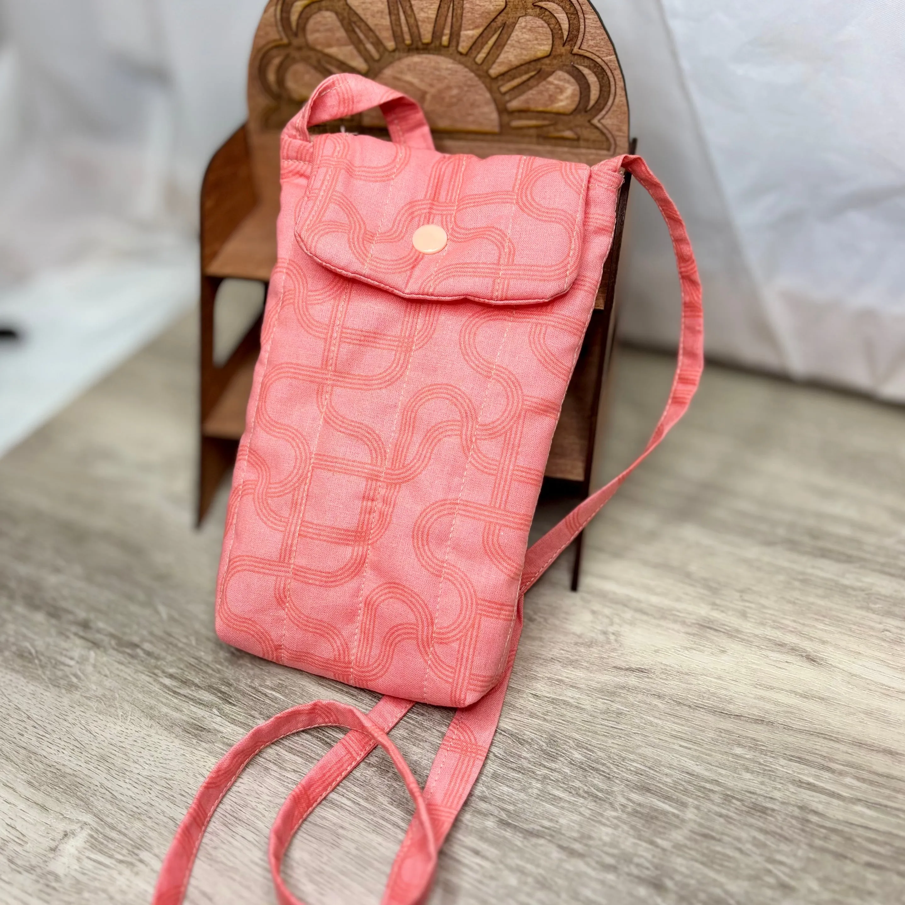 Phone, Wallet, Keys - Quilted Crossbody