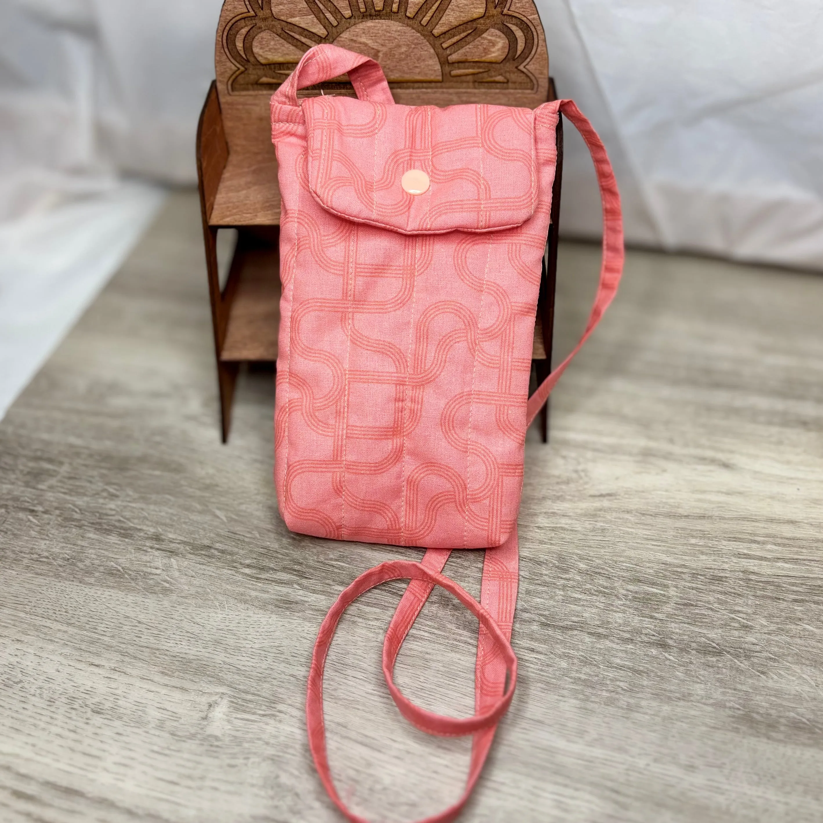 Phone, Wallet, Keys - Quilted Crossbody