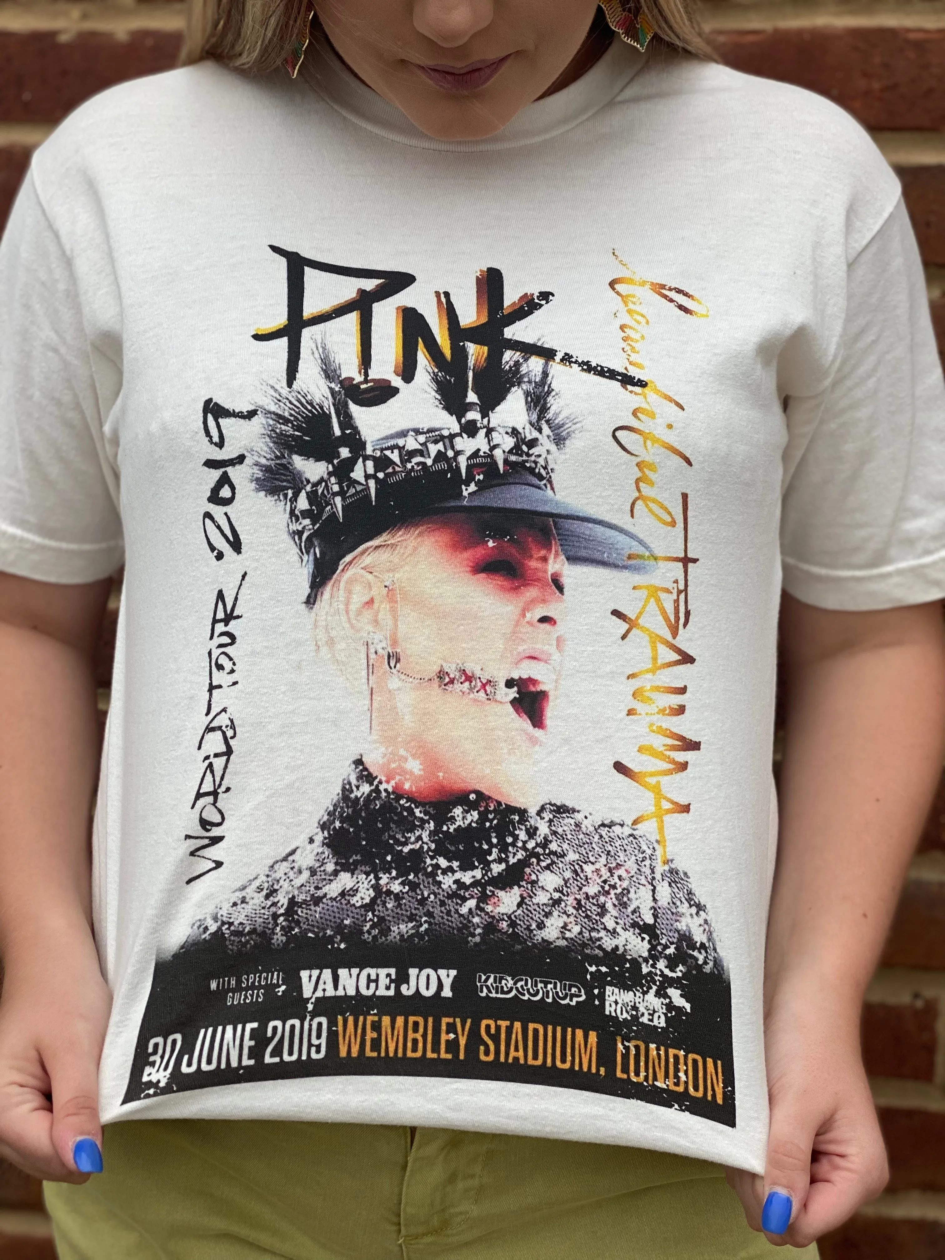 Pink Beautiful Trauma Tee