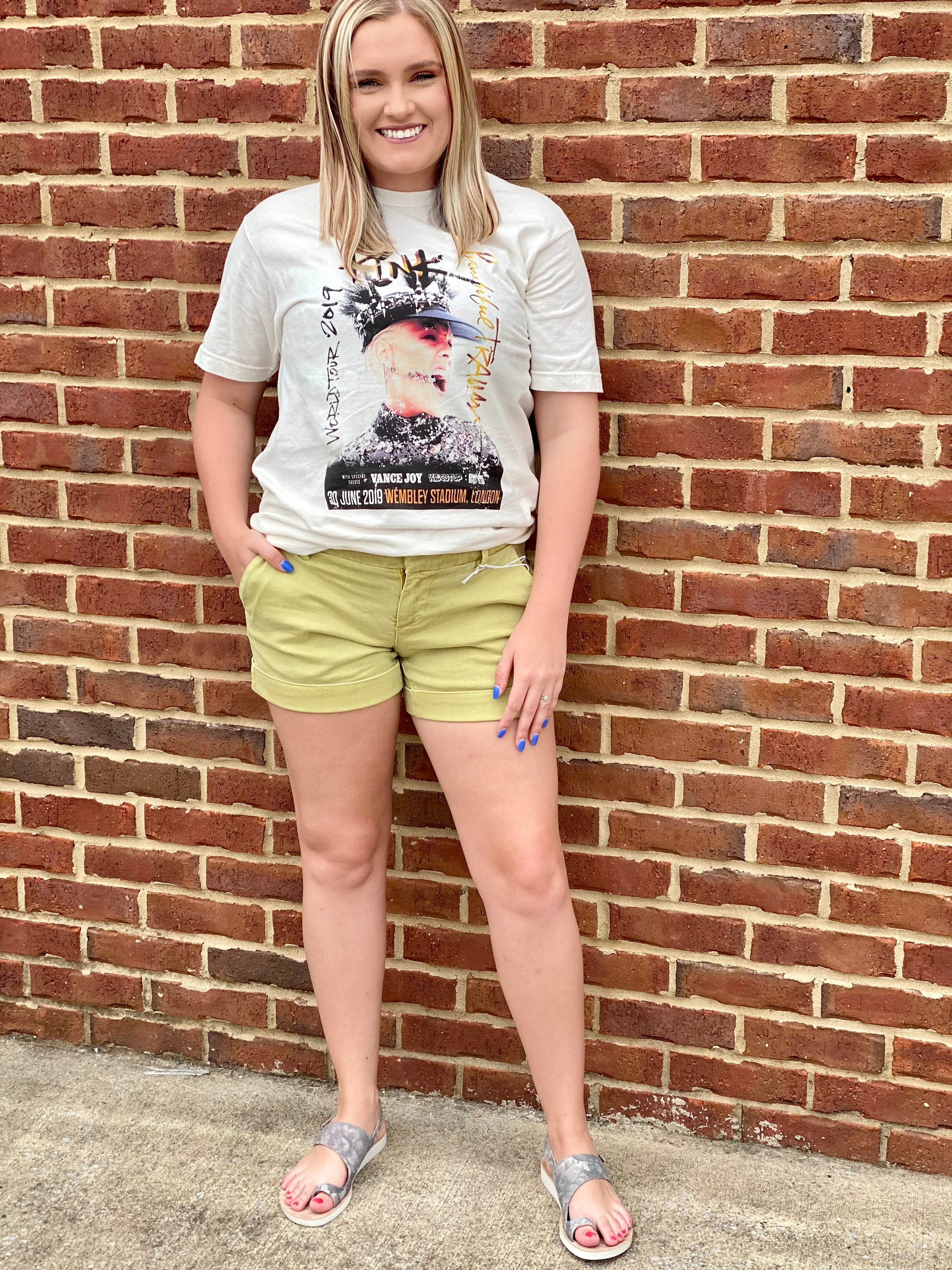 Pink Beautiful Trauma Tee