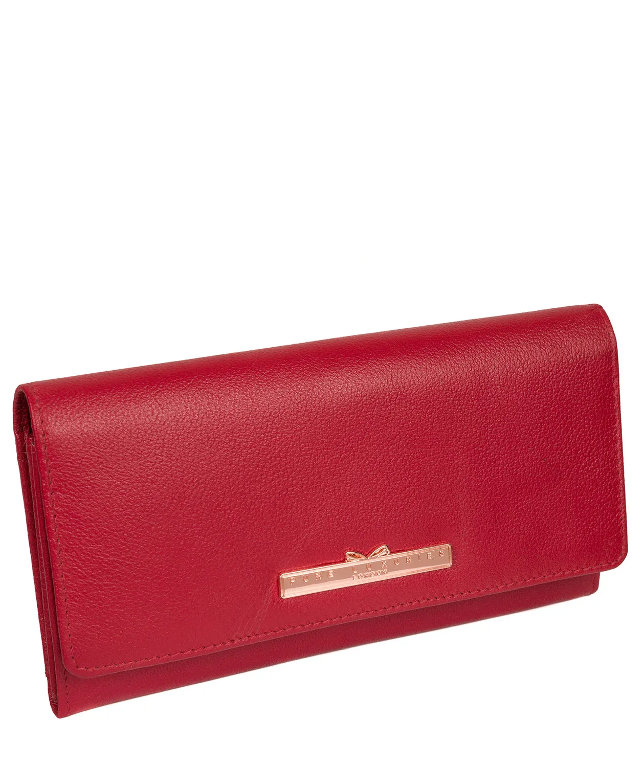 'Pipit' Barbados Cherry Leather Purse
