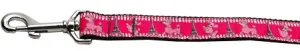 Poodles In Paris Nylon Dog Leash 3-8 Inch Wide 4ft Long