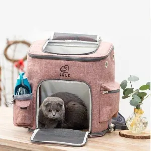 Portable Breathable Mesh Pet Carrier Backpack