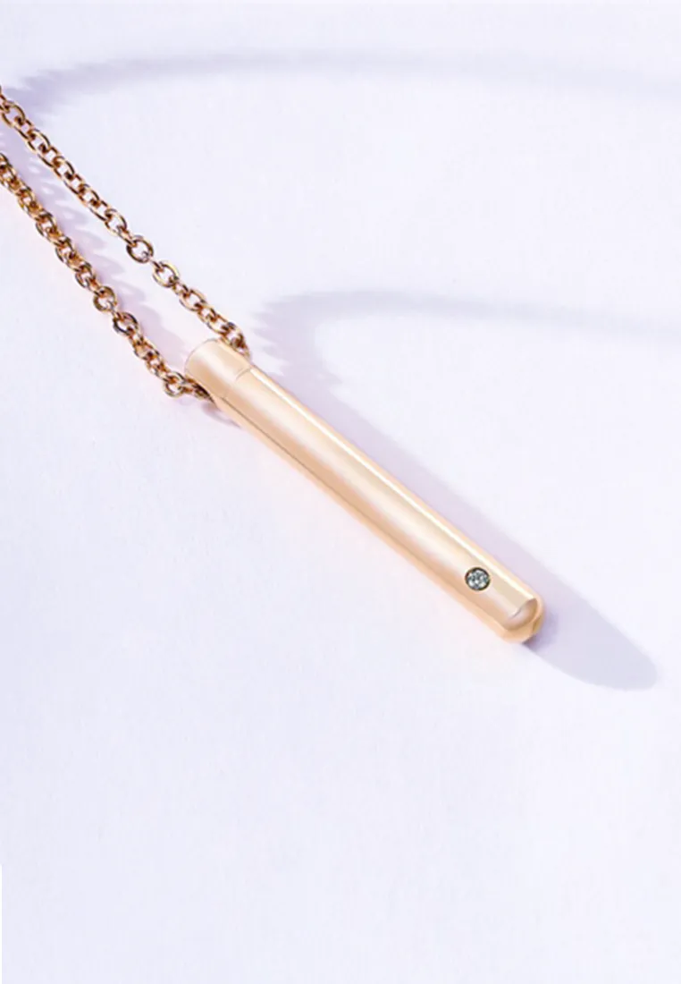 Precious Bar Pendant Necklace