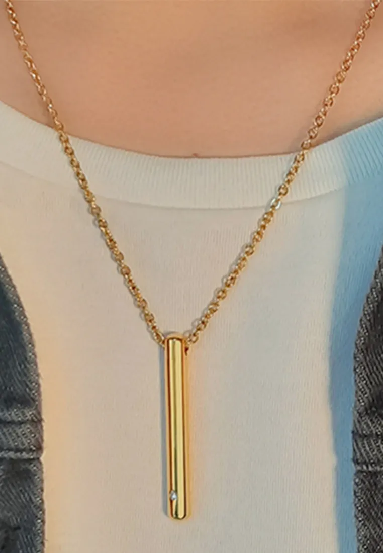 Precious Bar Pendant Necklace