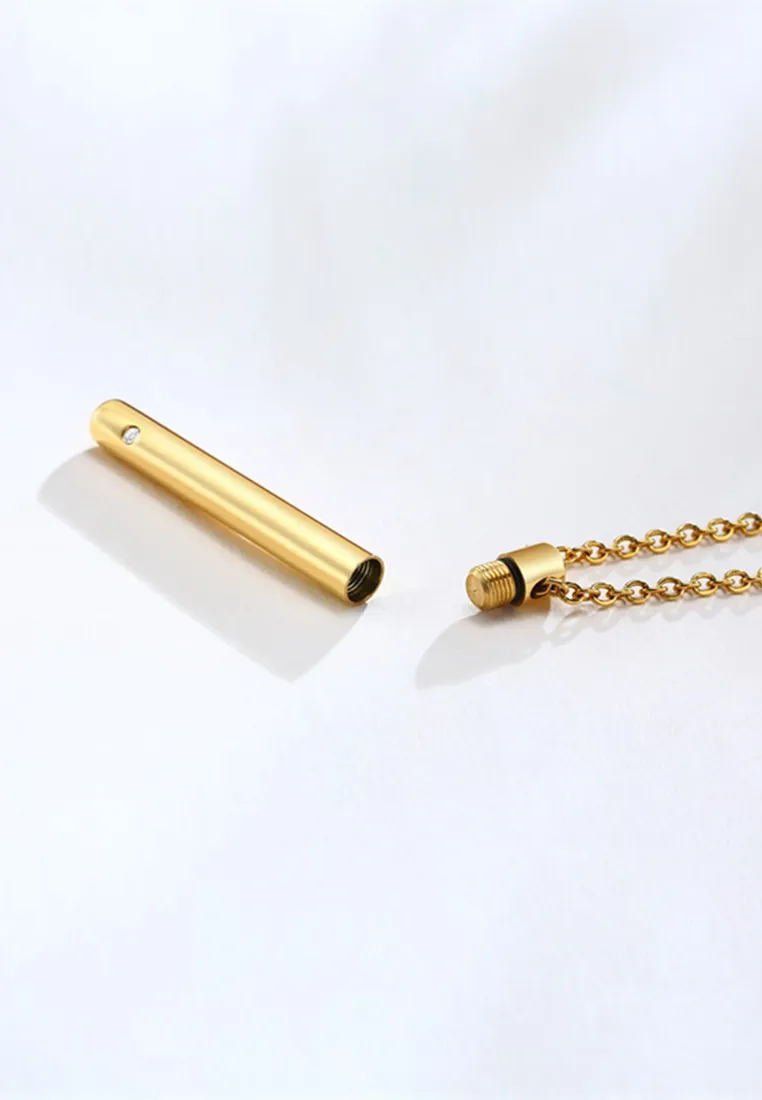 Precious Bar Pendant Necklace