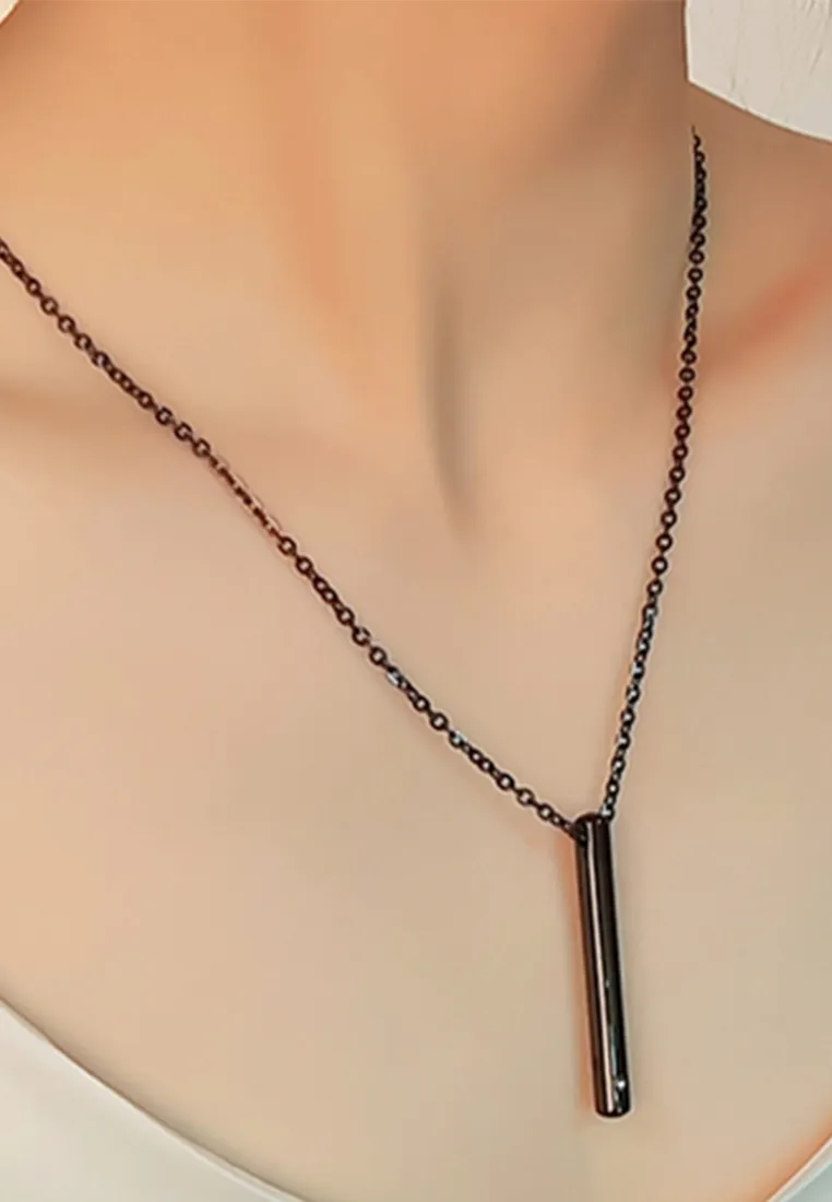 Precious Bar Pendant Necklace