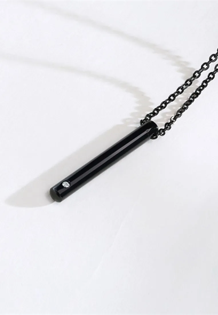 Precious Bar Pendant Necklace