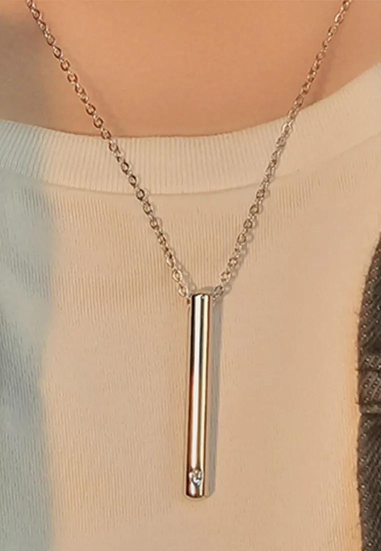Precious Bar Pendant Necklace