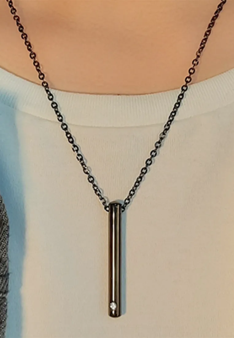 Precious Bar Pendant Necklace