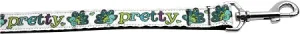 Pretty As A Peacock Nylon Dog Leash 5-8 Inch Wide 6ft Long