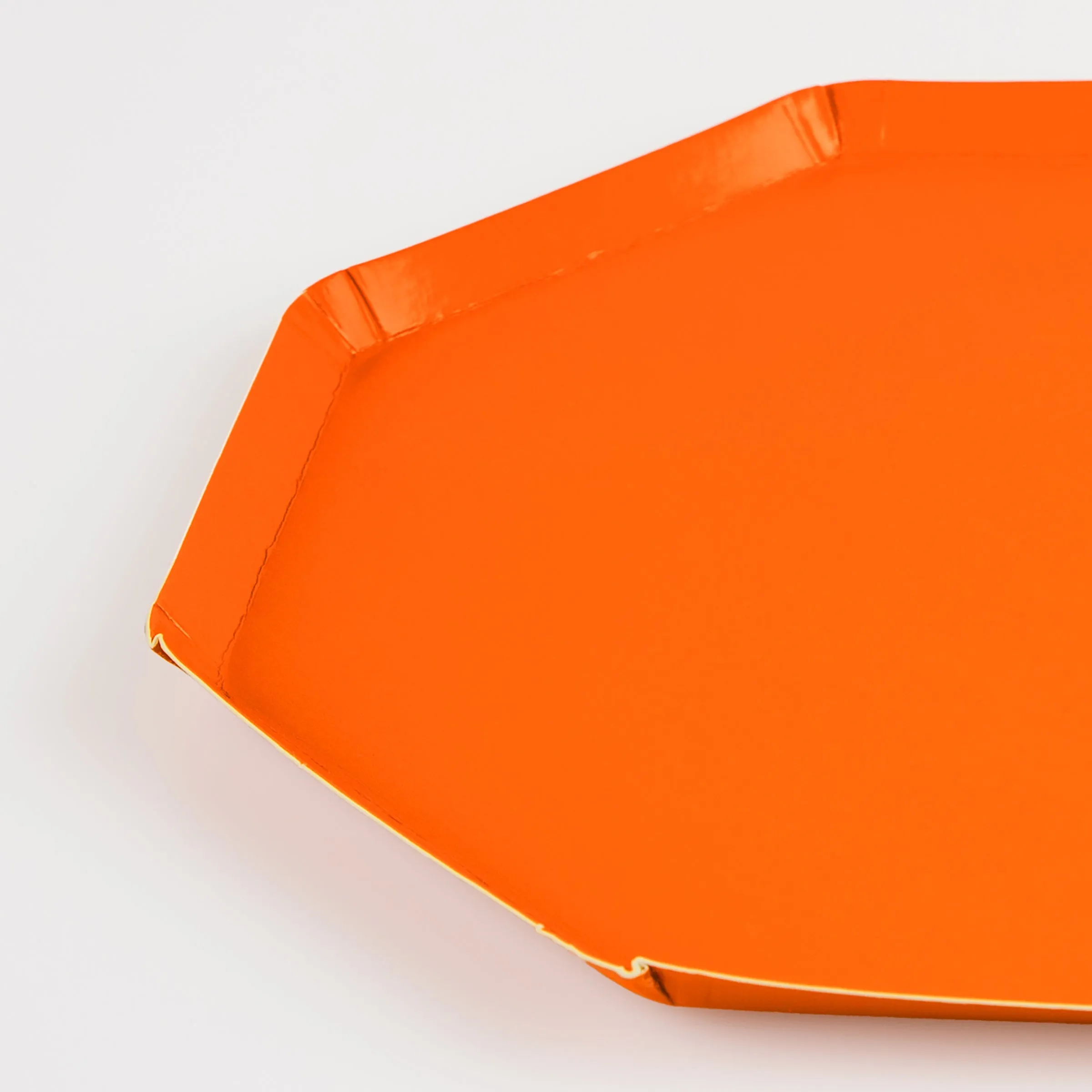 Pumpkin Orange Side Plates (x 8)