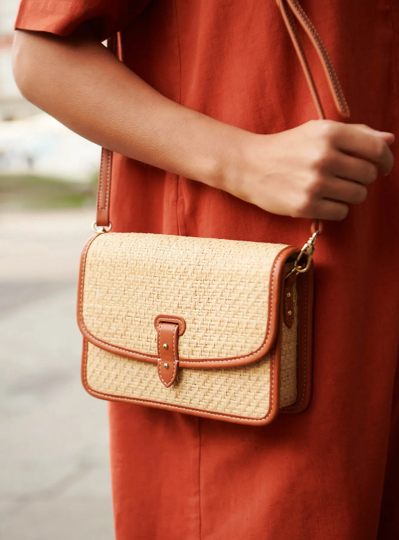 Raffia Servan Servan Raphia Camel