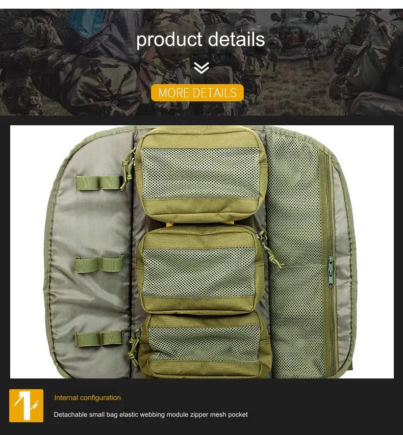 RECON GS2U Elite Tactical Assault First Aid 36-56L Back Pack