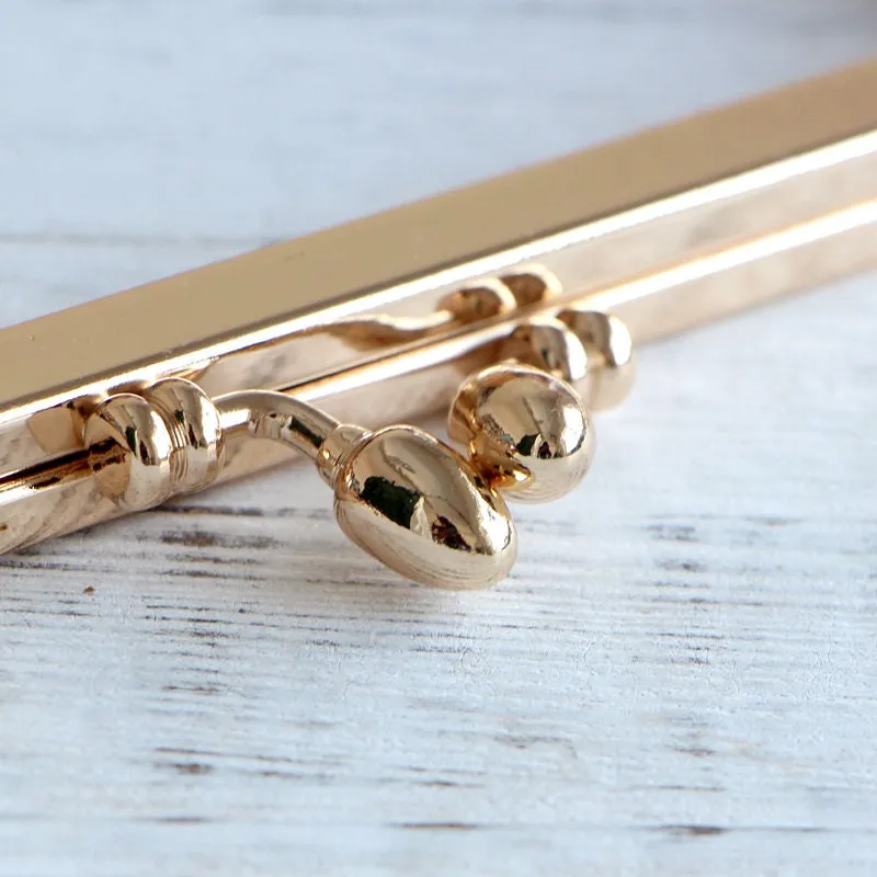 Retro L.Gold Purse Frame With Screws Various Size 10cm/12.5cm/15cm/18cm/20.5cm Pick Size