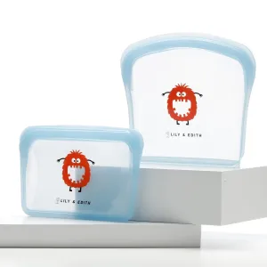 Reusable Silicone Bag On the Go 2-Pack | Monster
