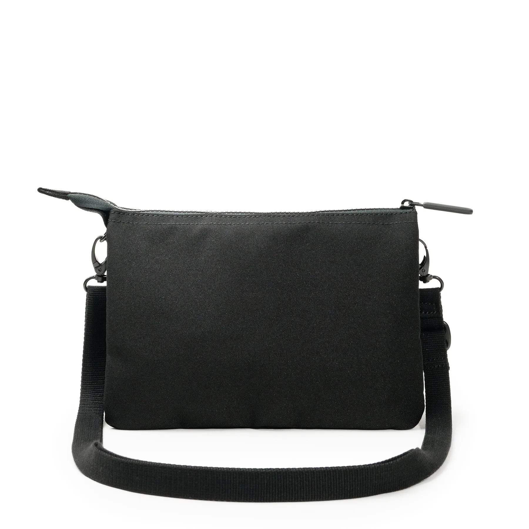 Roka All Black Carnaby Crossbody XL Recycled Canvas