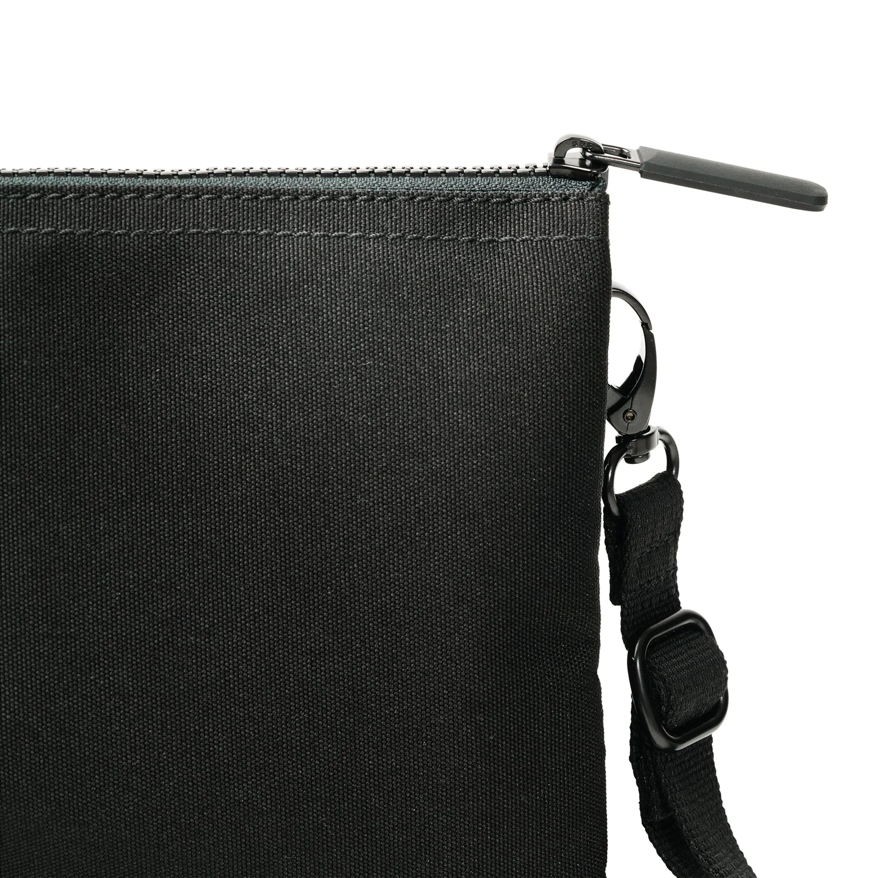 Roka All Black Carnaby Crossbody XL Recycled Canvas