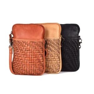 Rosebery Leather Phone Bag