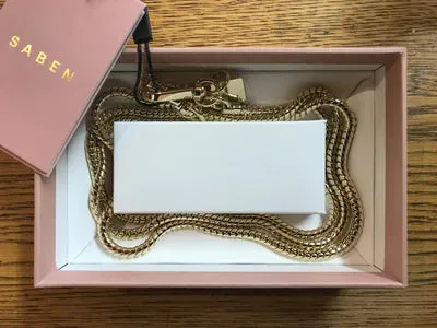 Saben Feature Strap Chain Gold Snake